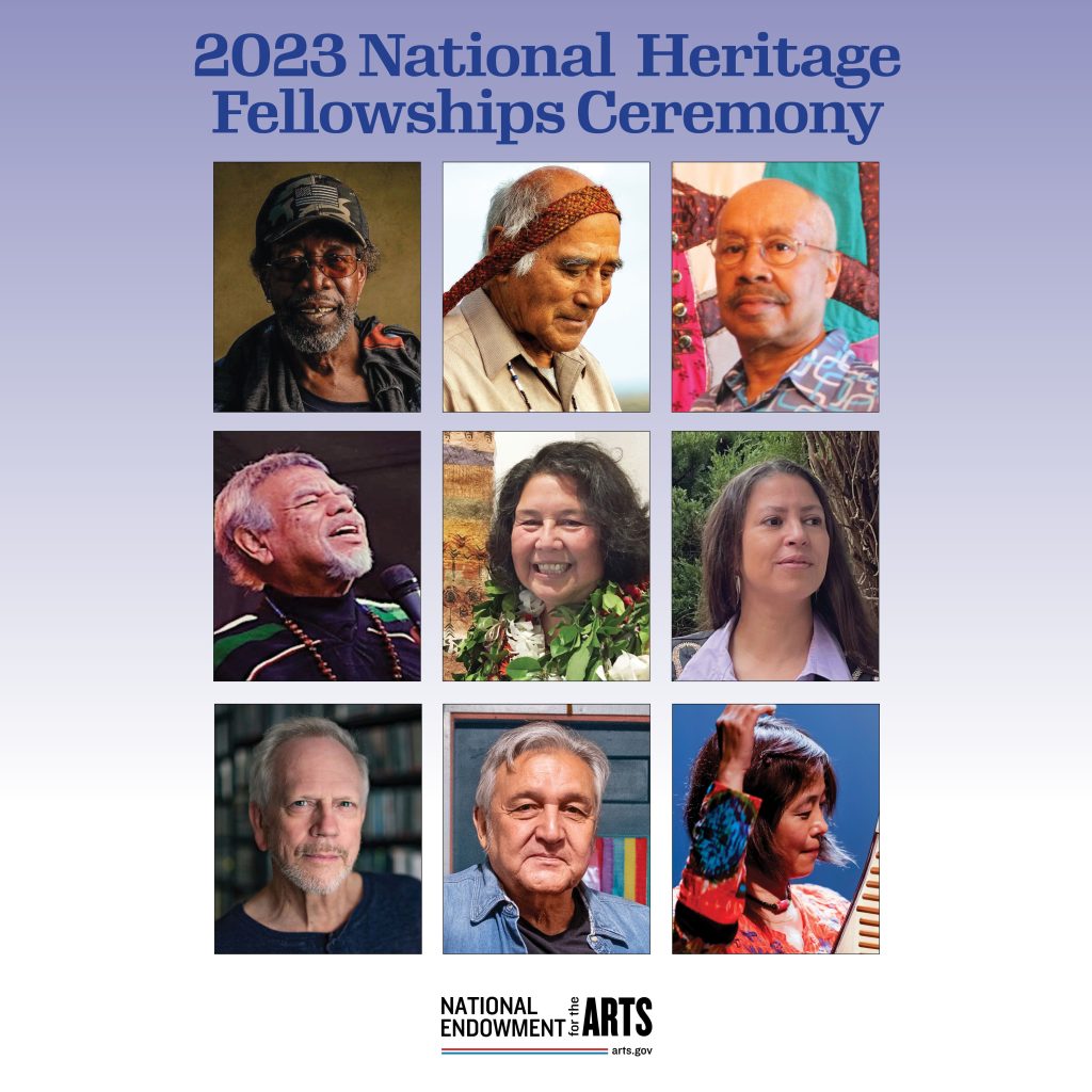 photos of nine national heritage fellows