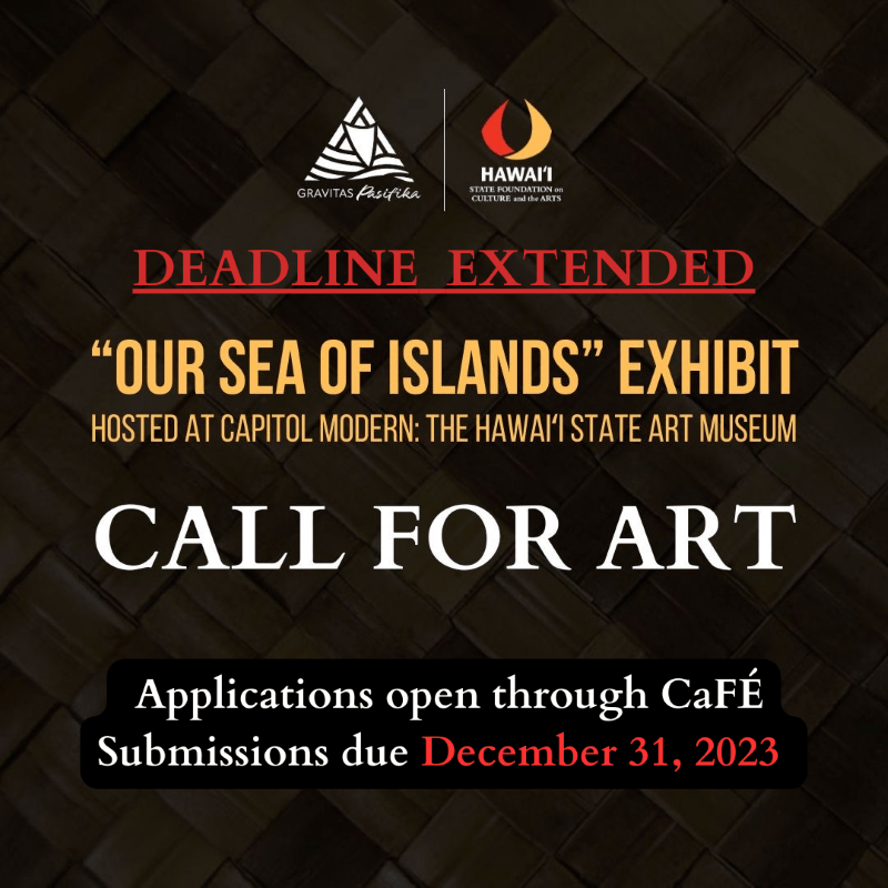 Our Sea of Islands call for artists submissions due December 31