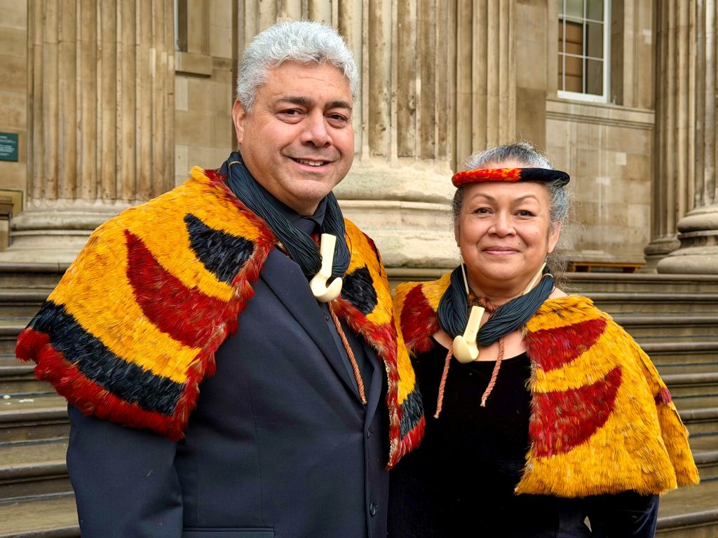 Photo of artists Lloyd Sing and Haunani Balino-Sing